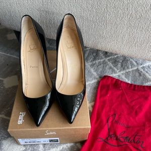 Louboutin Pigalle 100 Patent Calf Leather